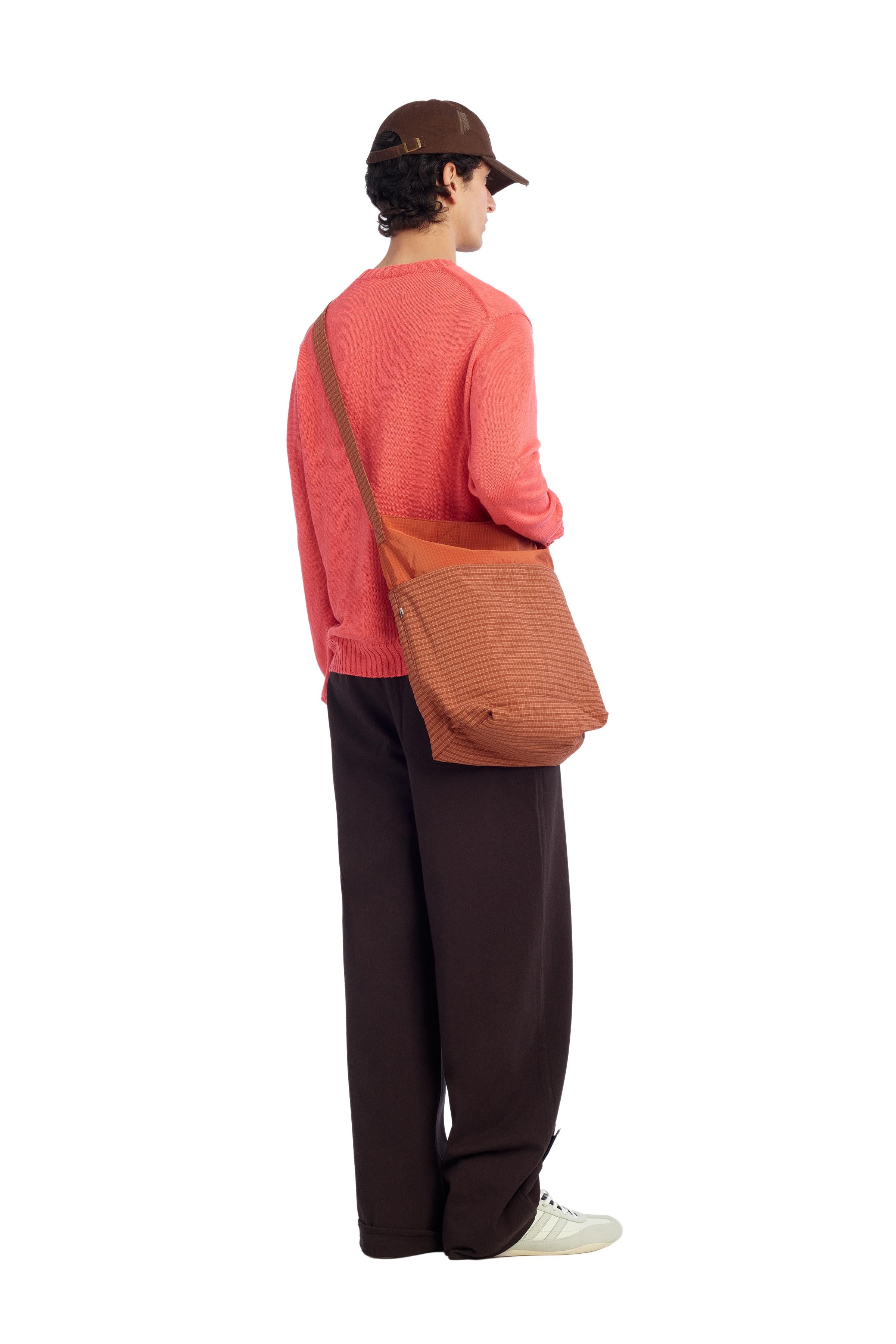Relaxed Fit 100% Linen Jumper - Coral