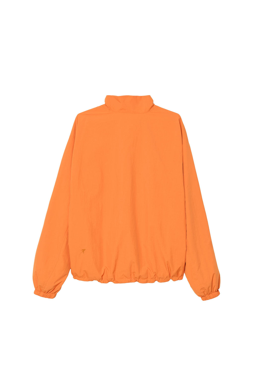 Relaxed Fit Windbreaker Pouch Pocket Jacket - Orange