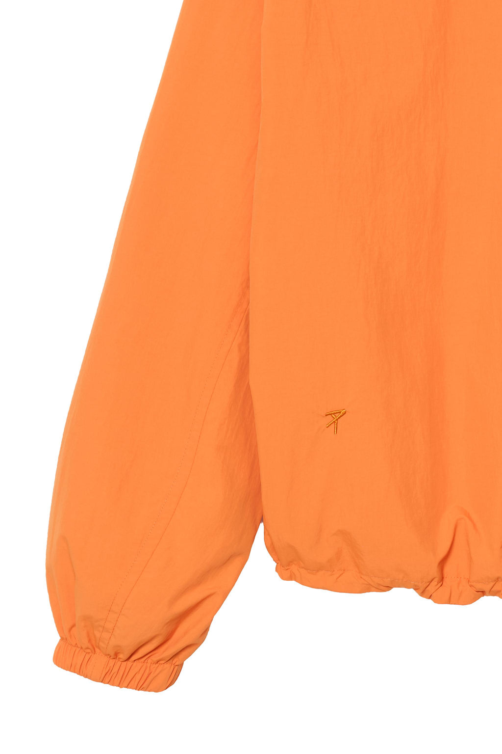 Relaxed Fit Windbreaker Pouch Pocket Jacket - Orange