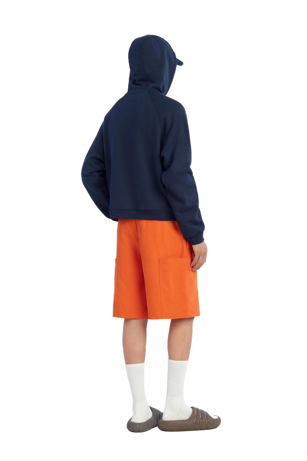 Hoodie With New Yol Patches - Navy Blue