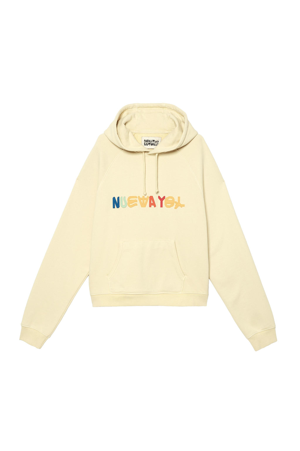 Hoodie With New Yol Patches - Vanilla
