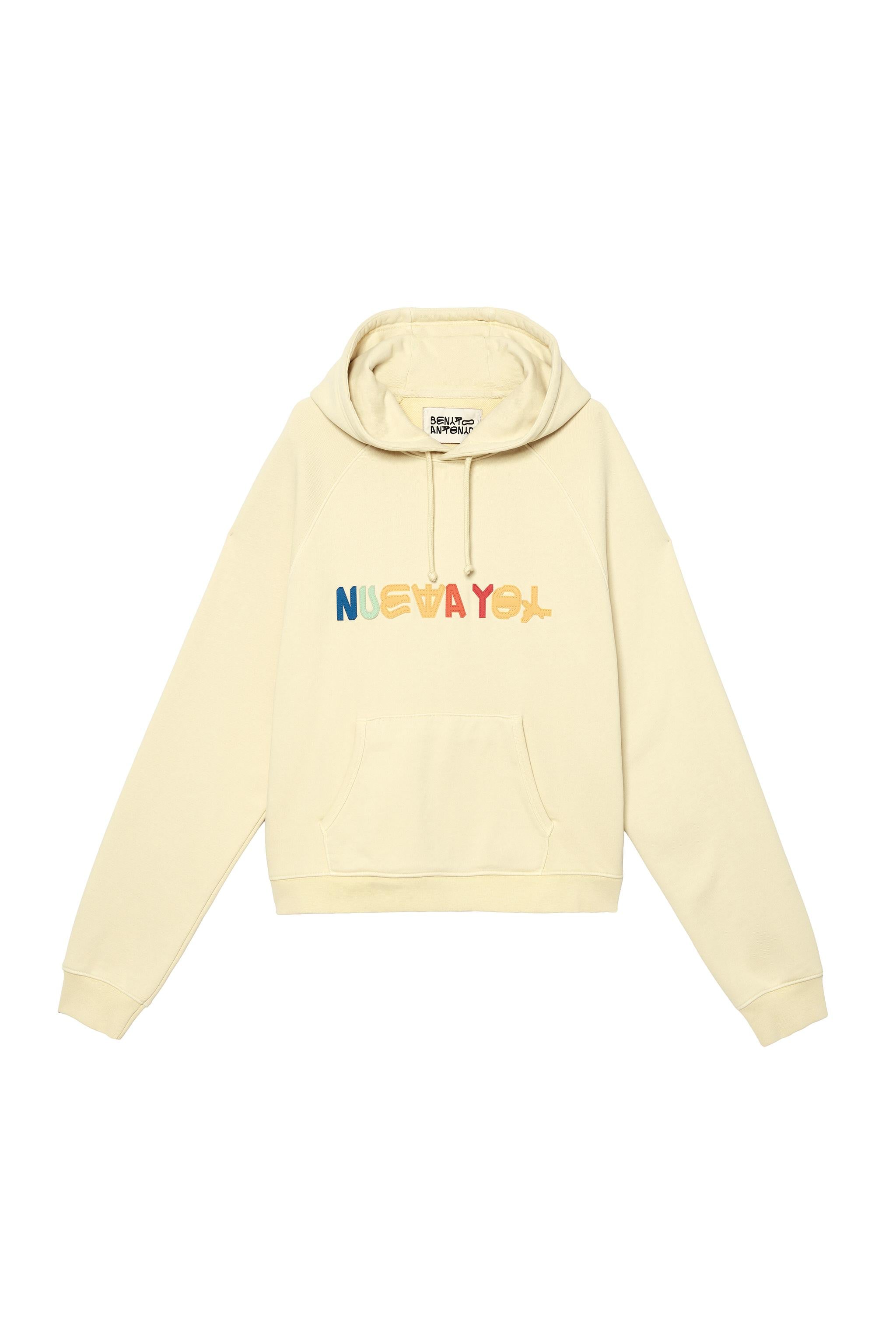 Hoodie With New Yol Patches - Vanilla