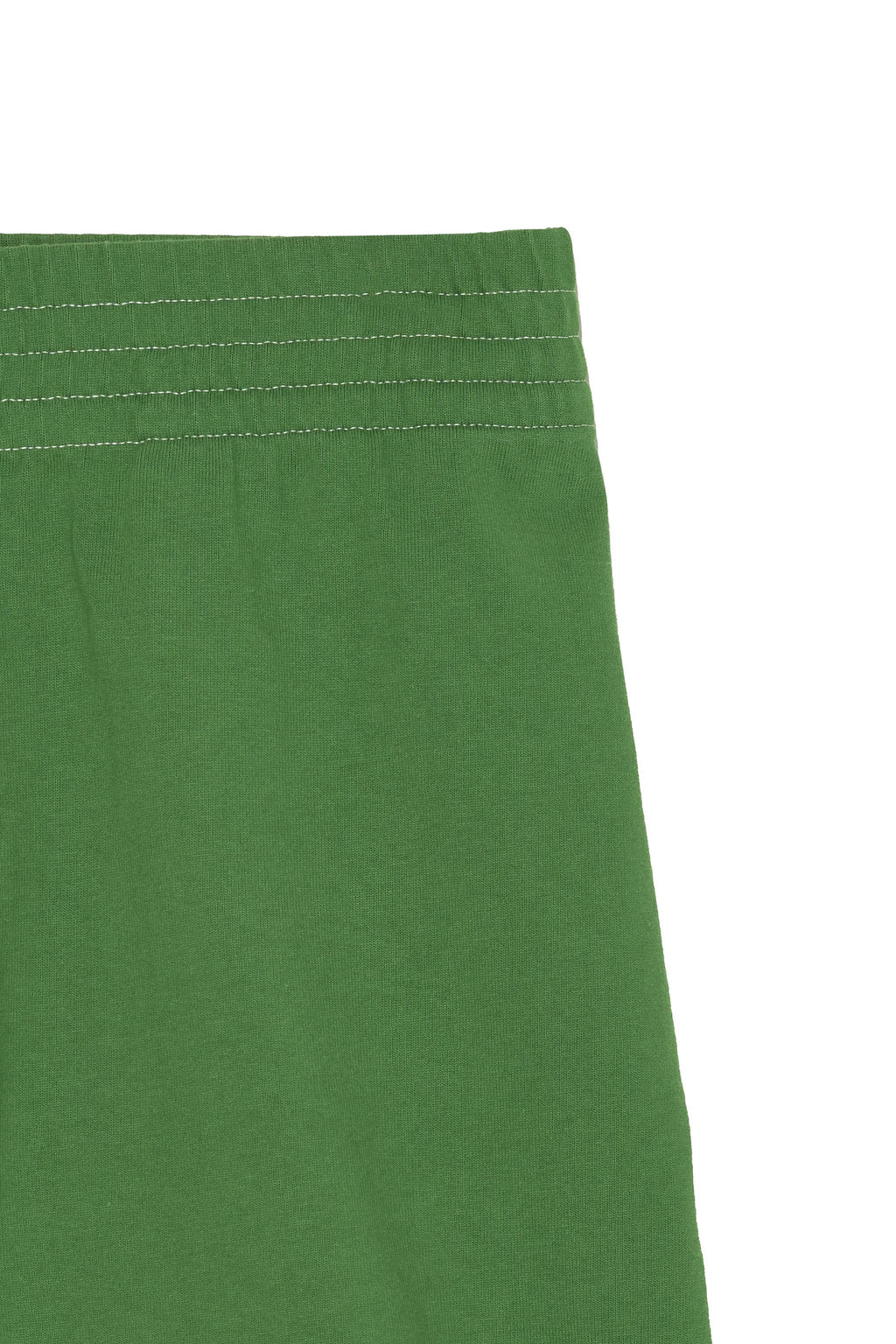 Wide-Leg Jogger Bermuda Shorts - Green
