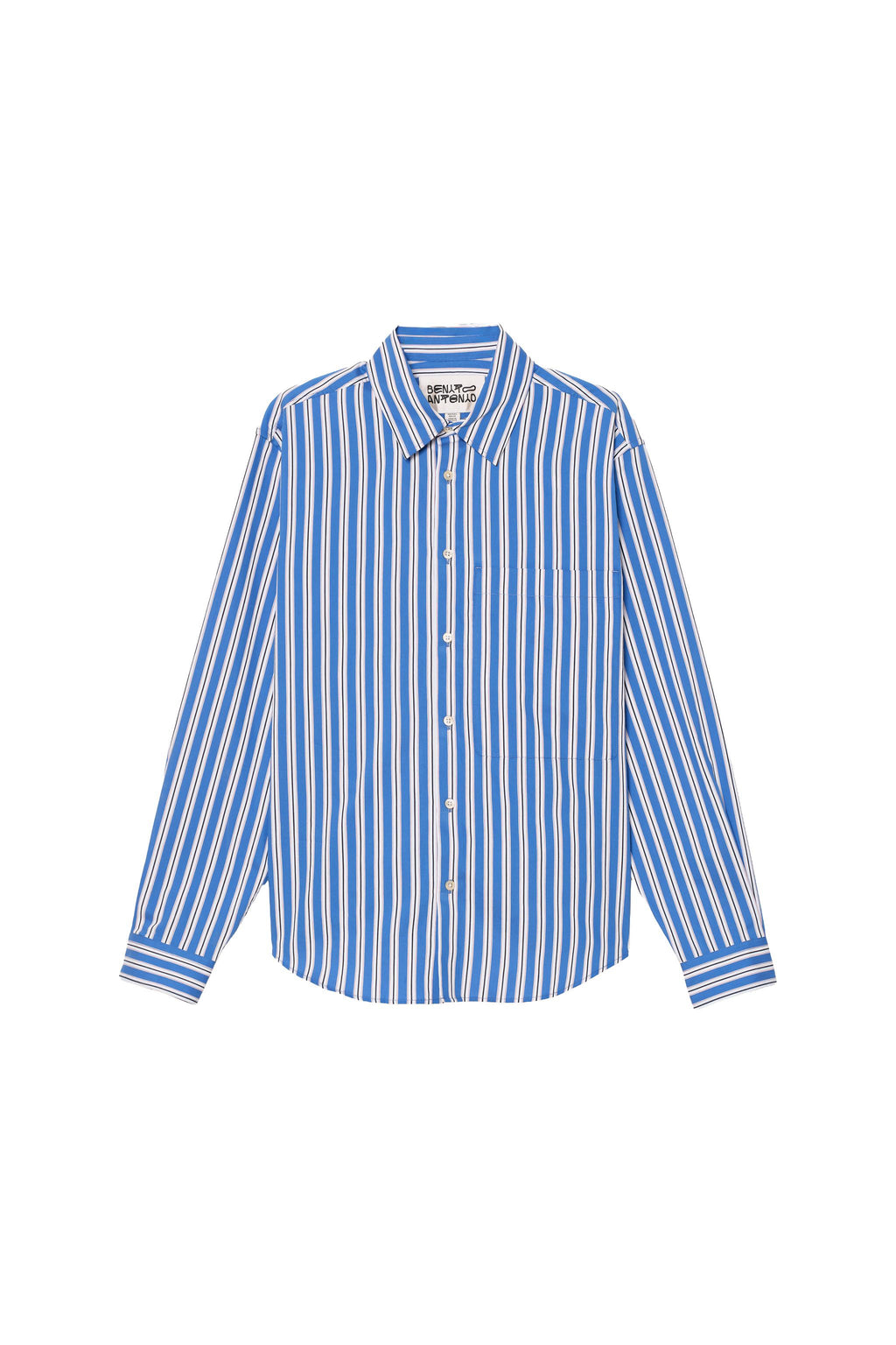 Relaxed Fit Striped Shirt - Blue / Indigo