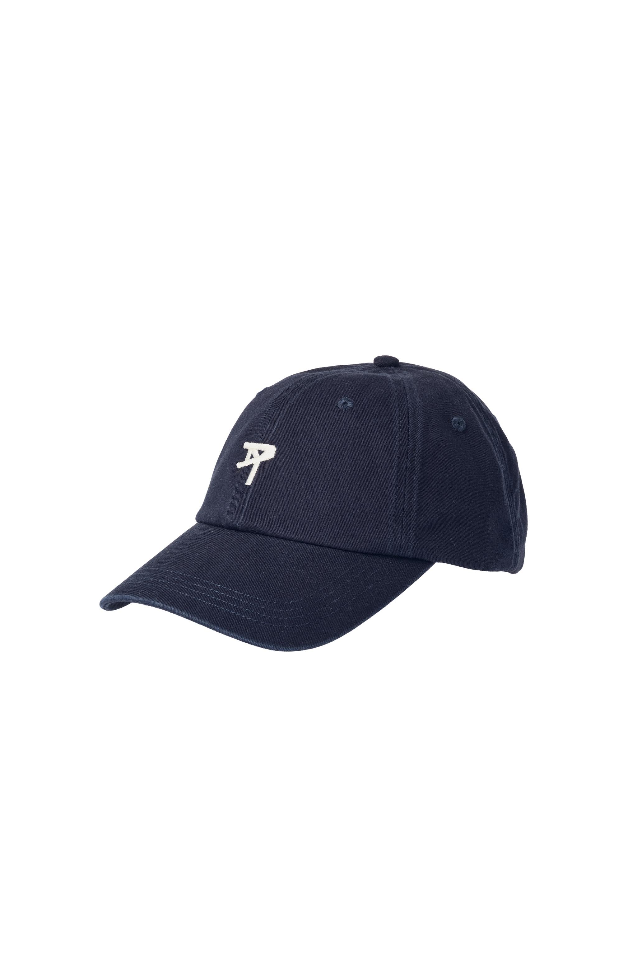 Faded Cap With Logo - Navy Blue