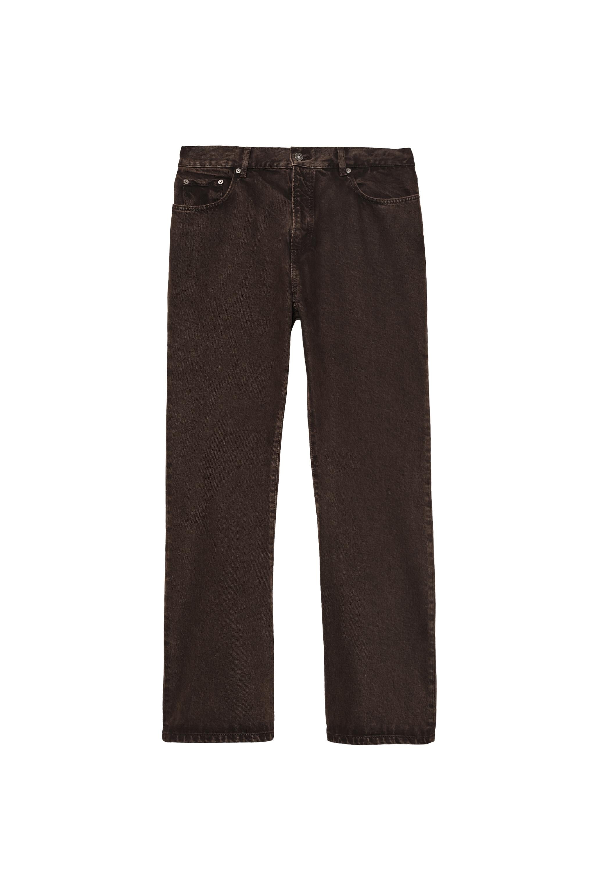 Flare Fit Jeans - Brown