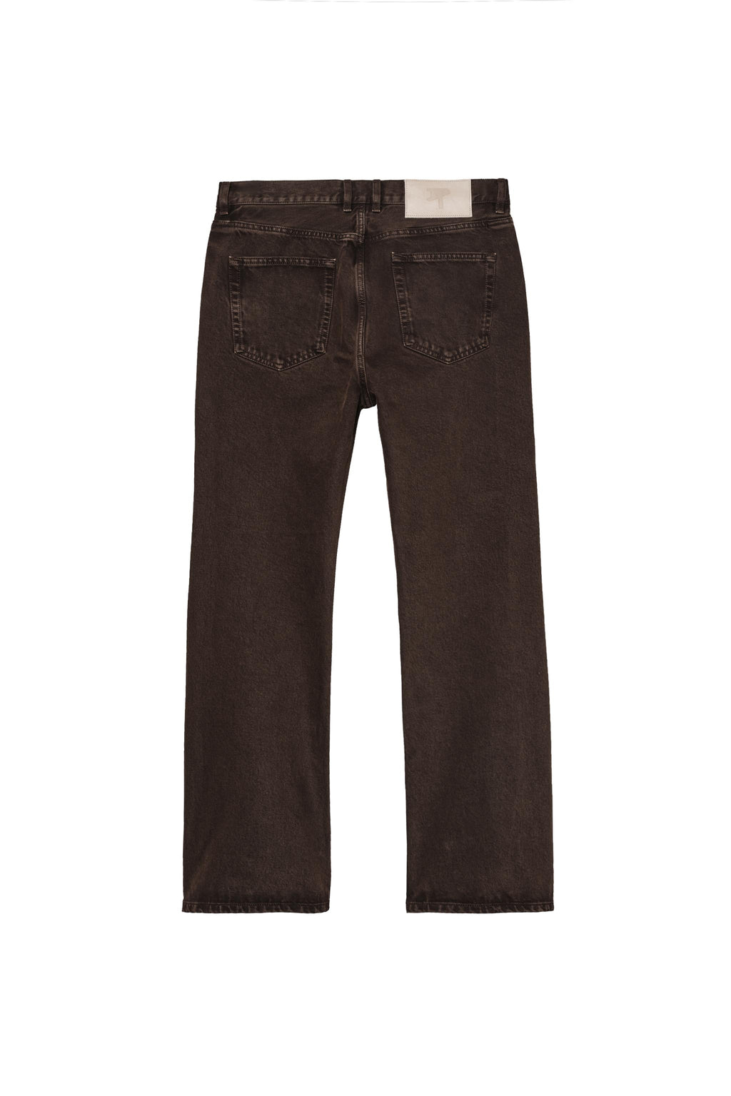 Flare Fit Jeans - Brown