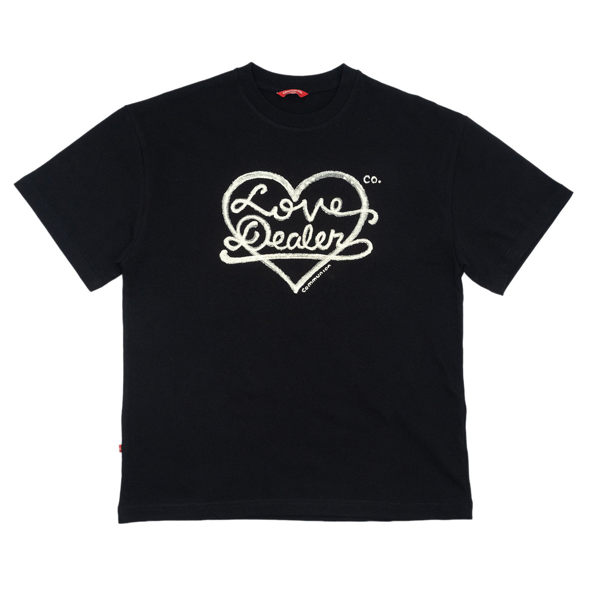 LOVE DEALER TEE (BLACK-WHITE)