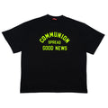 UNIVERSITY TEE (BLACK-GREEN)