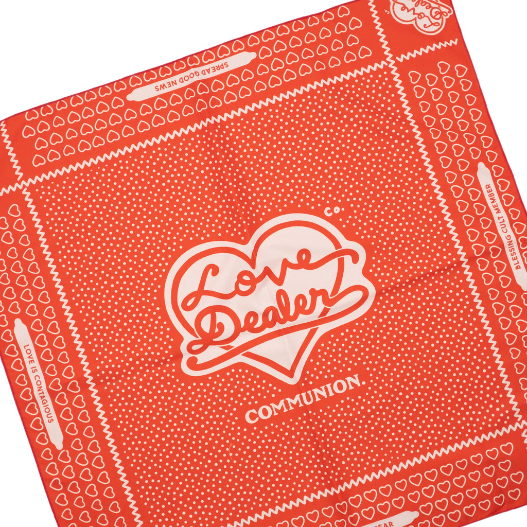LOVE DEALER BANDANA (RED)