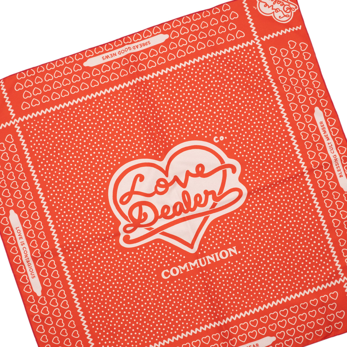 LOVE DEALER BANDANA (RED)