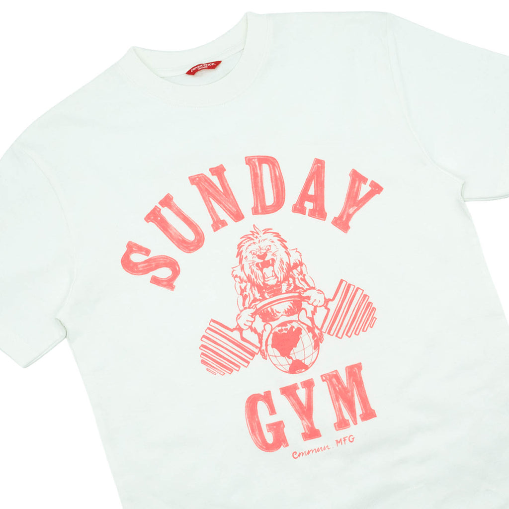 SUNDAY GYM TEE (WHITE)