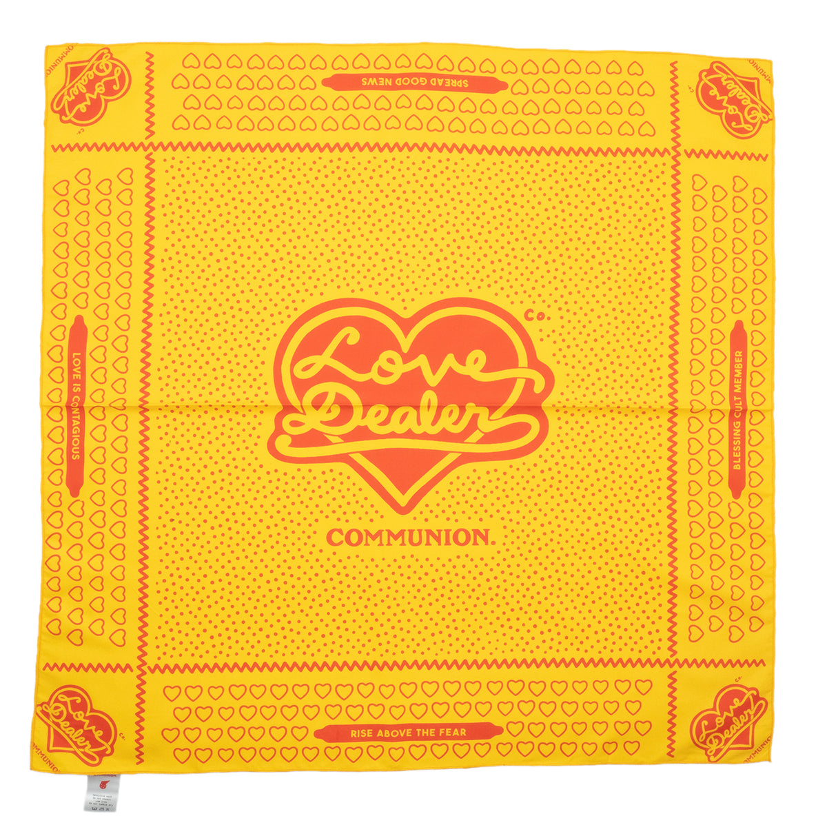 LOVE DEALER BANDANA (YELLOW)