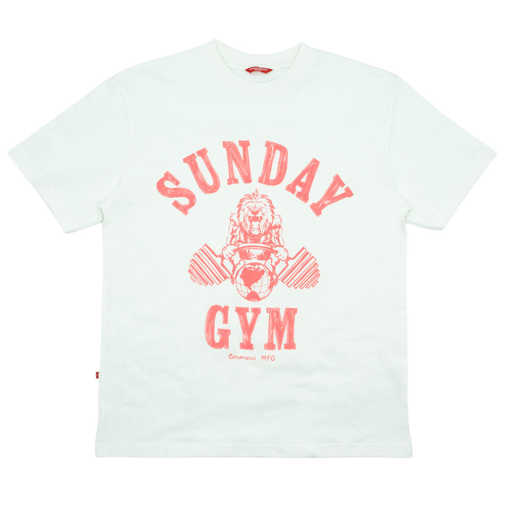 SUNDAY GYM TEE (WHITE)