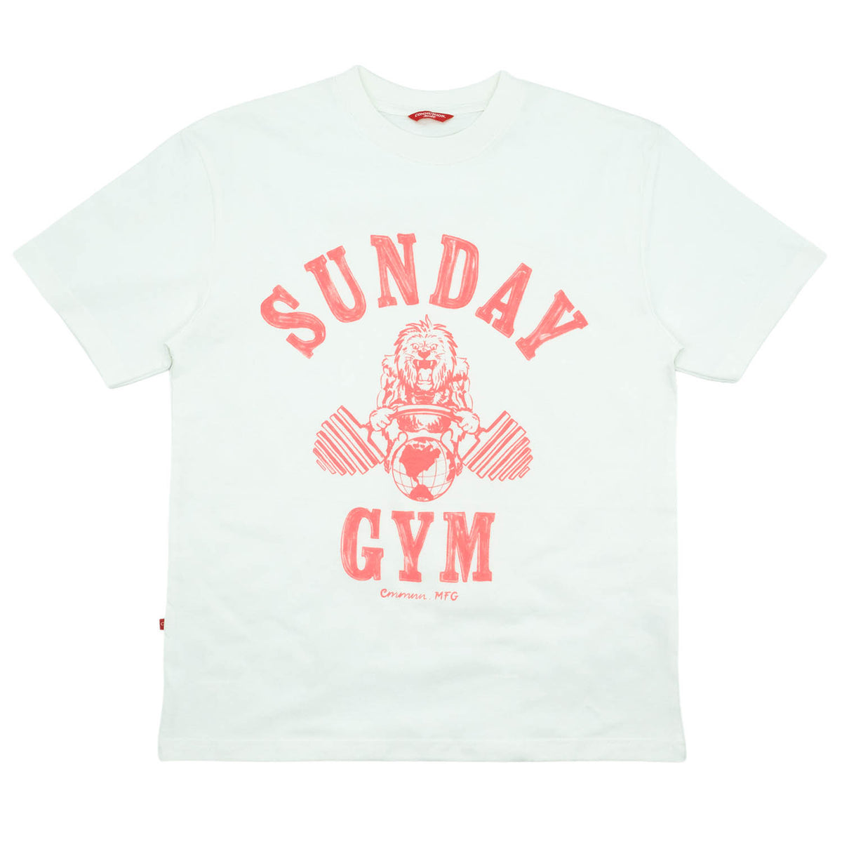 SUNDAY GYM TEE (WHITE)