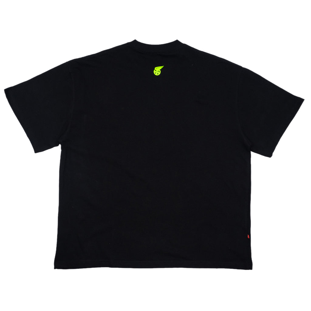UNIVERSITY TEE (BLACK-GREEN)