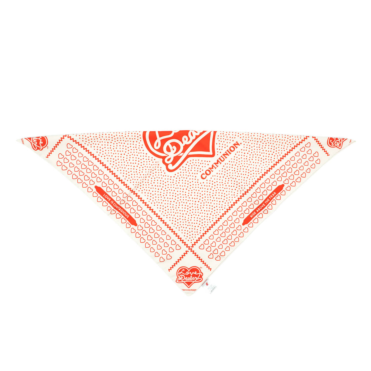 LOVE DEALER BANDANA (WHITE)