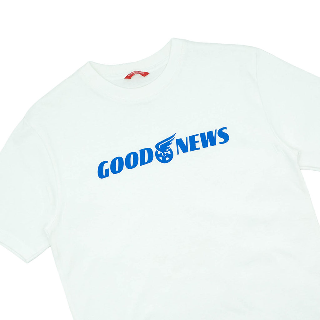 GOOD NEWS TIER TEE (WHITE)