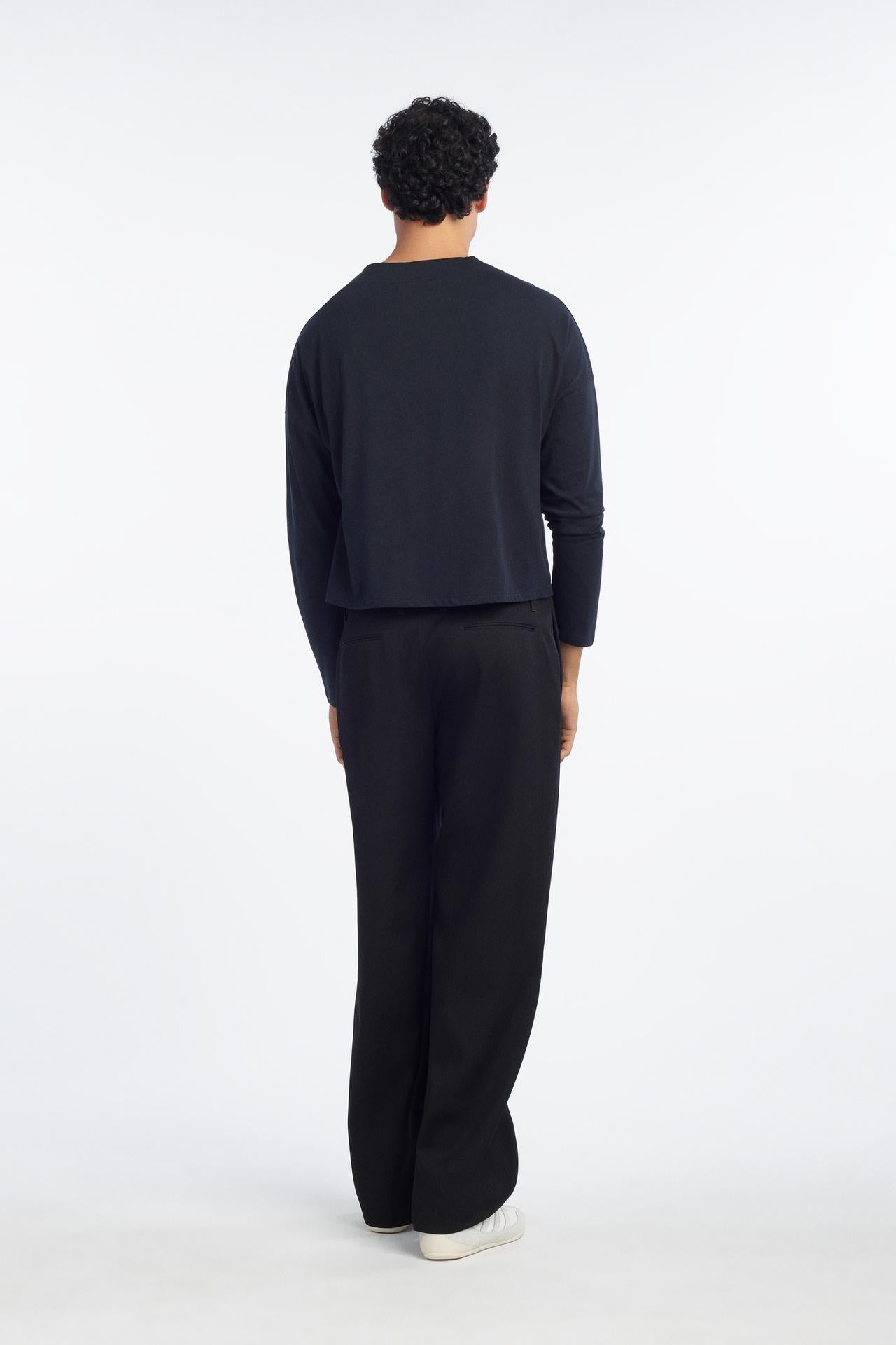 Cropped Long Sleeve T-Shirt
