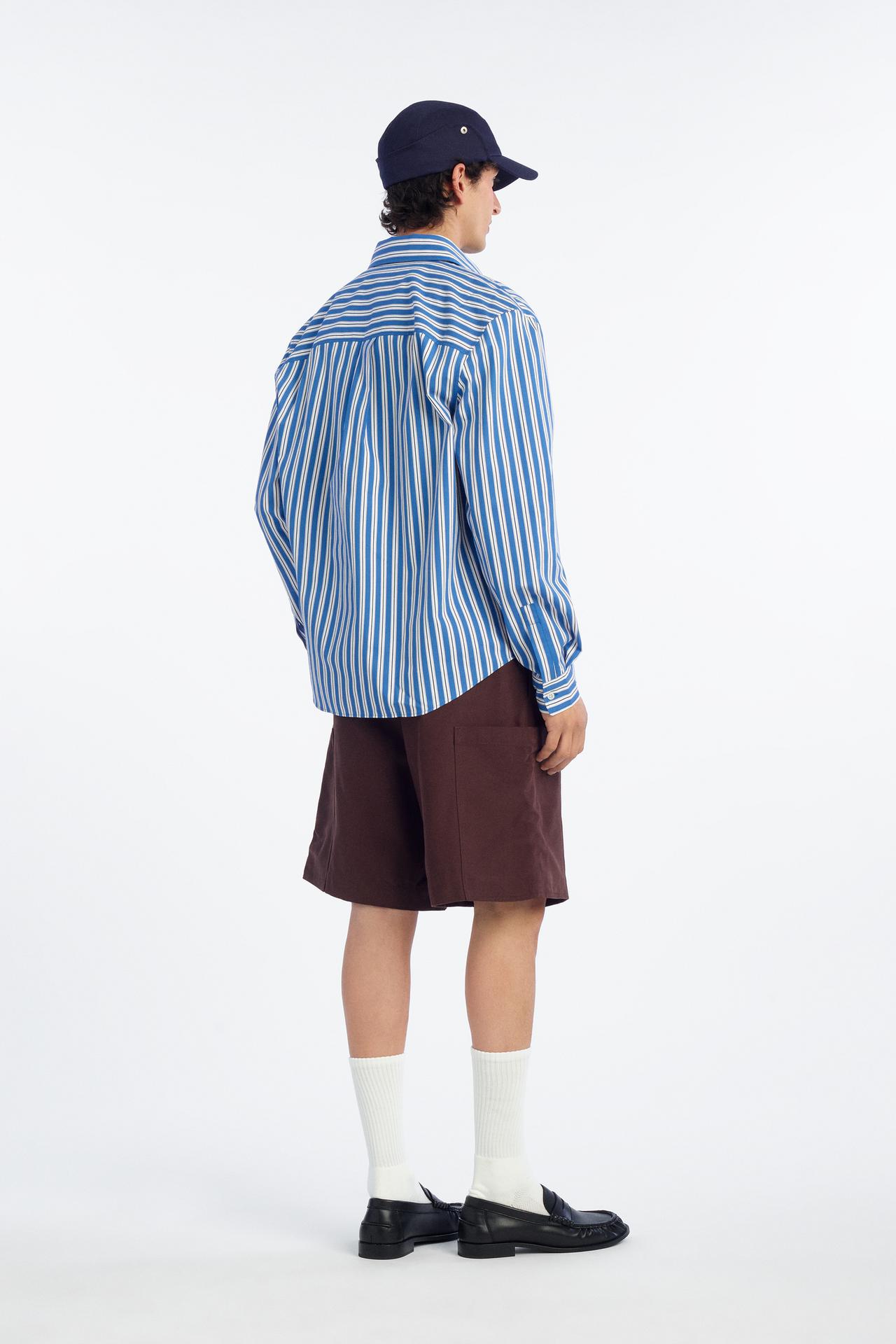 Relaxed Fit Striped Shirt