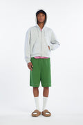 Wide-Leg Bermuda Shorts