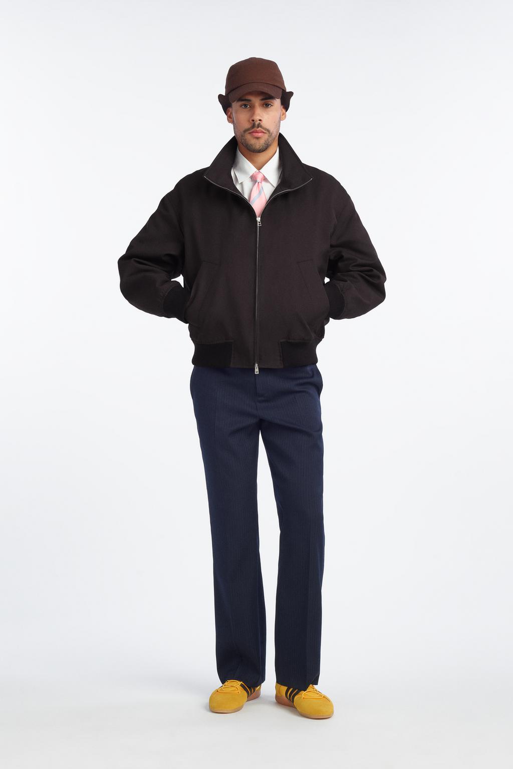 Relaxed Fit Bomber Jacket