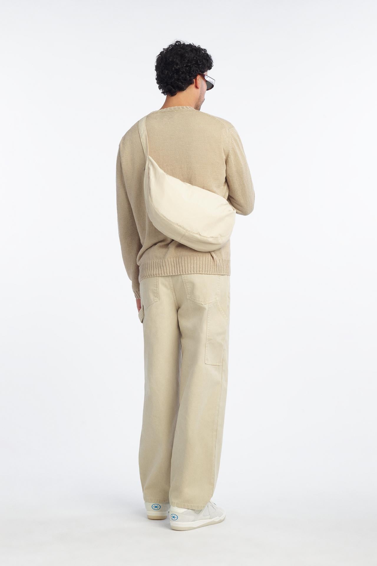 Relaxed Fit Linen Jumper
